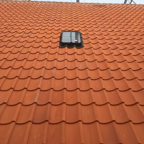 Dachfenster für Gammel Dansk Ziegel bei Brahe Trolleborg